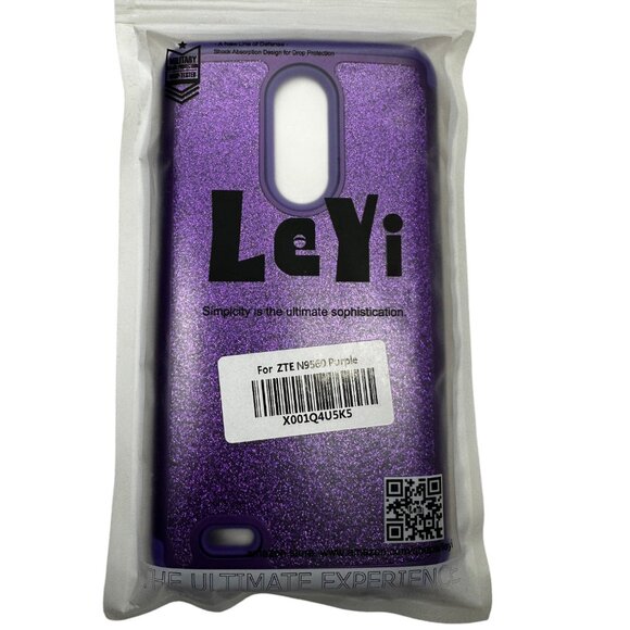 Other - ZTE N9560 Purple Glitter Phone Case